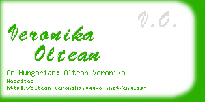 veronika oltean business card